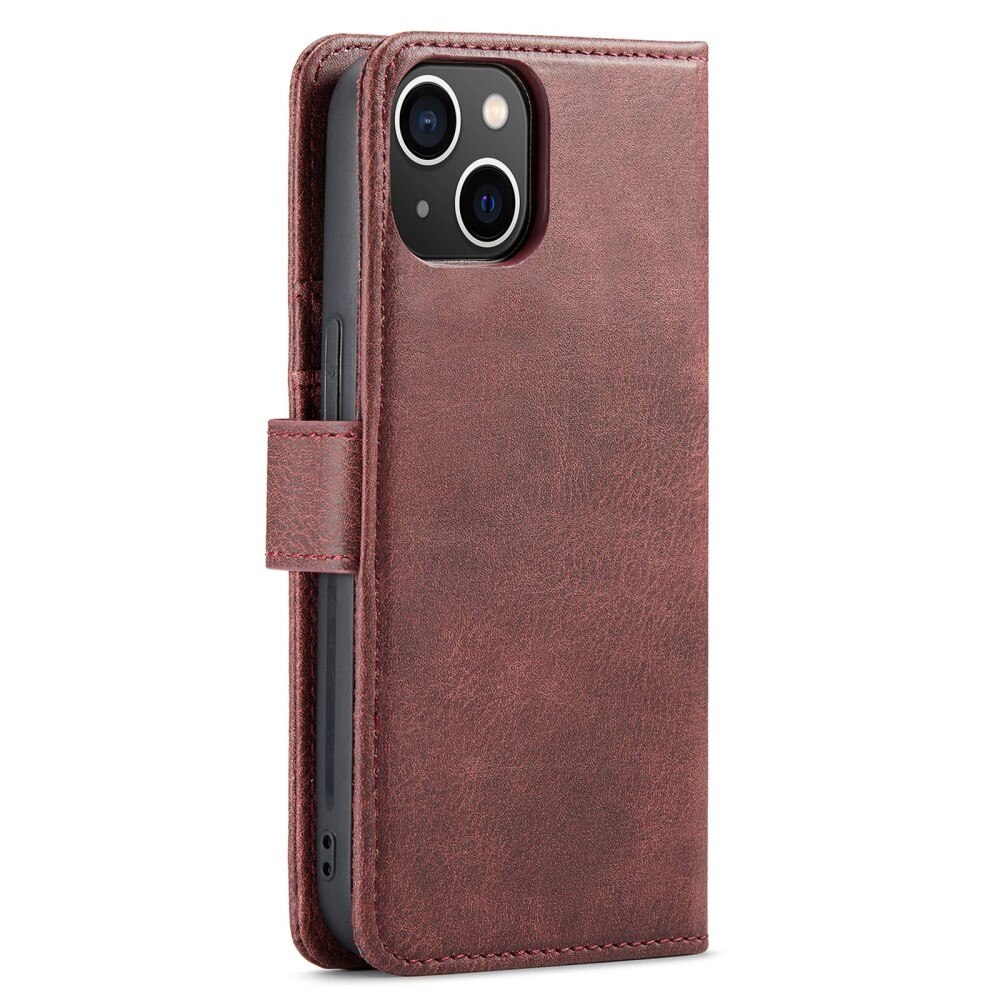 Magnet Wallet Apple iPhone 14 Plus Punainen
