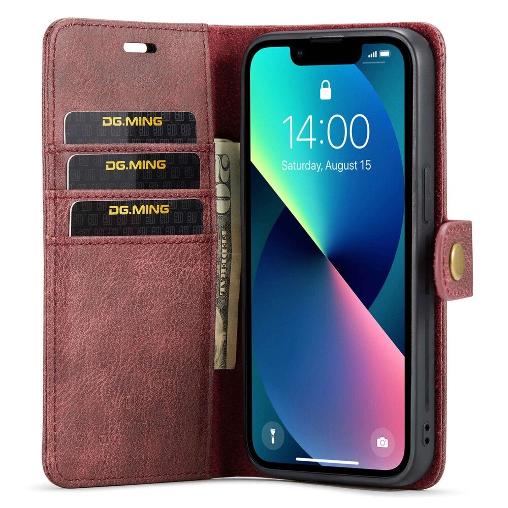 Magnet Wallet Apple iPhone 14 Plus Punainen