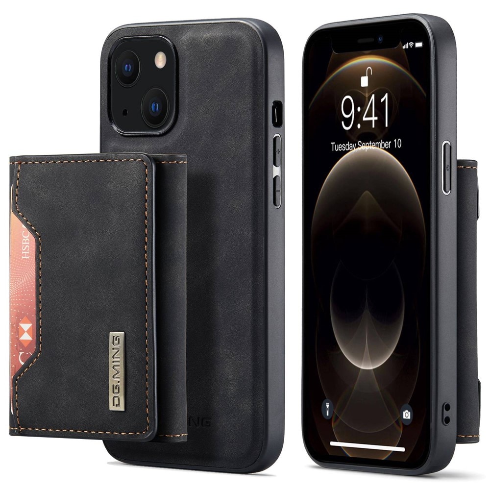 Magnetic Card Slot Case iPhone 14 Plus Musta