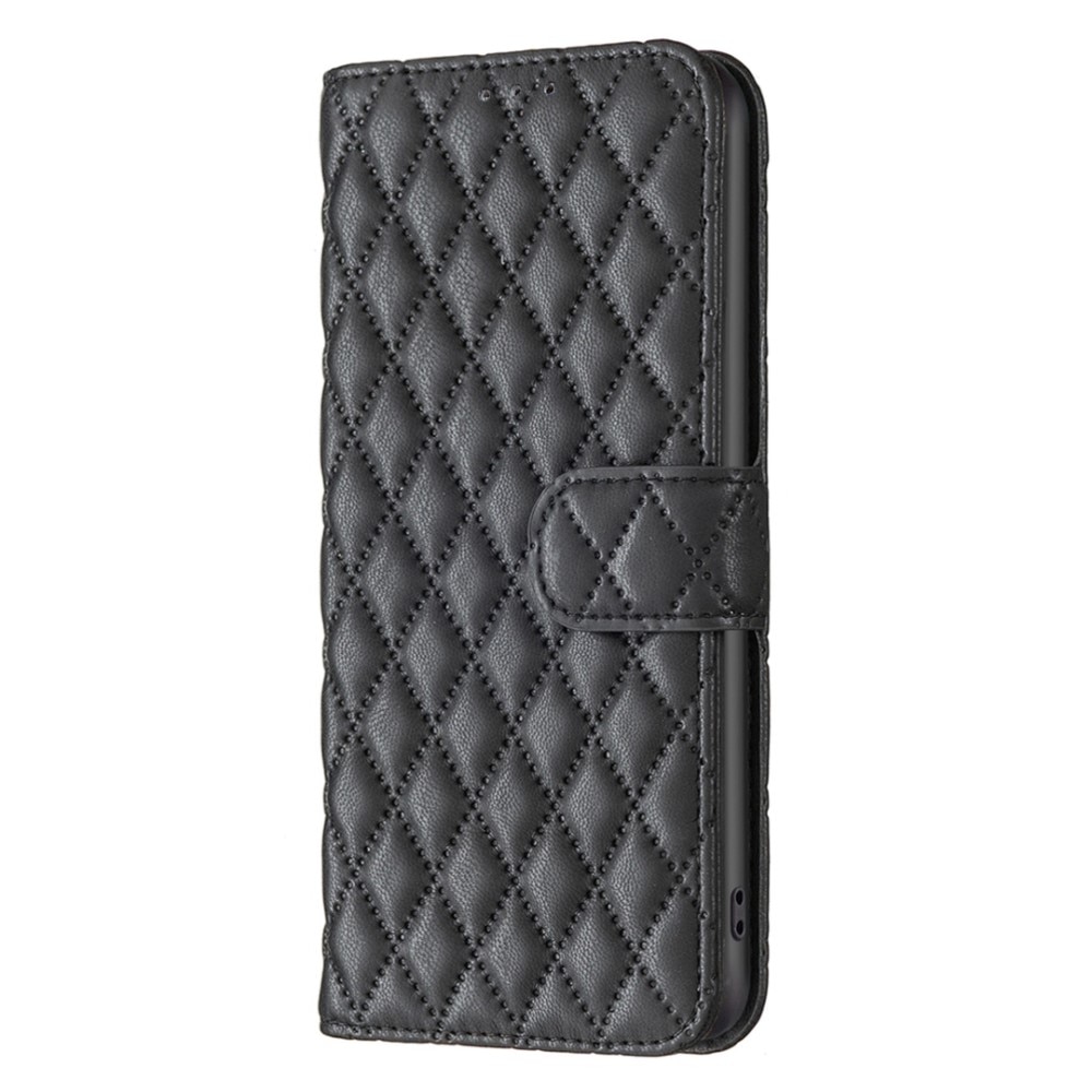 Lompakkokotelot iPhone 14 Quilted musta