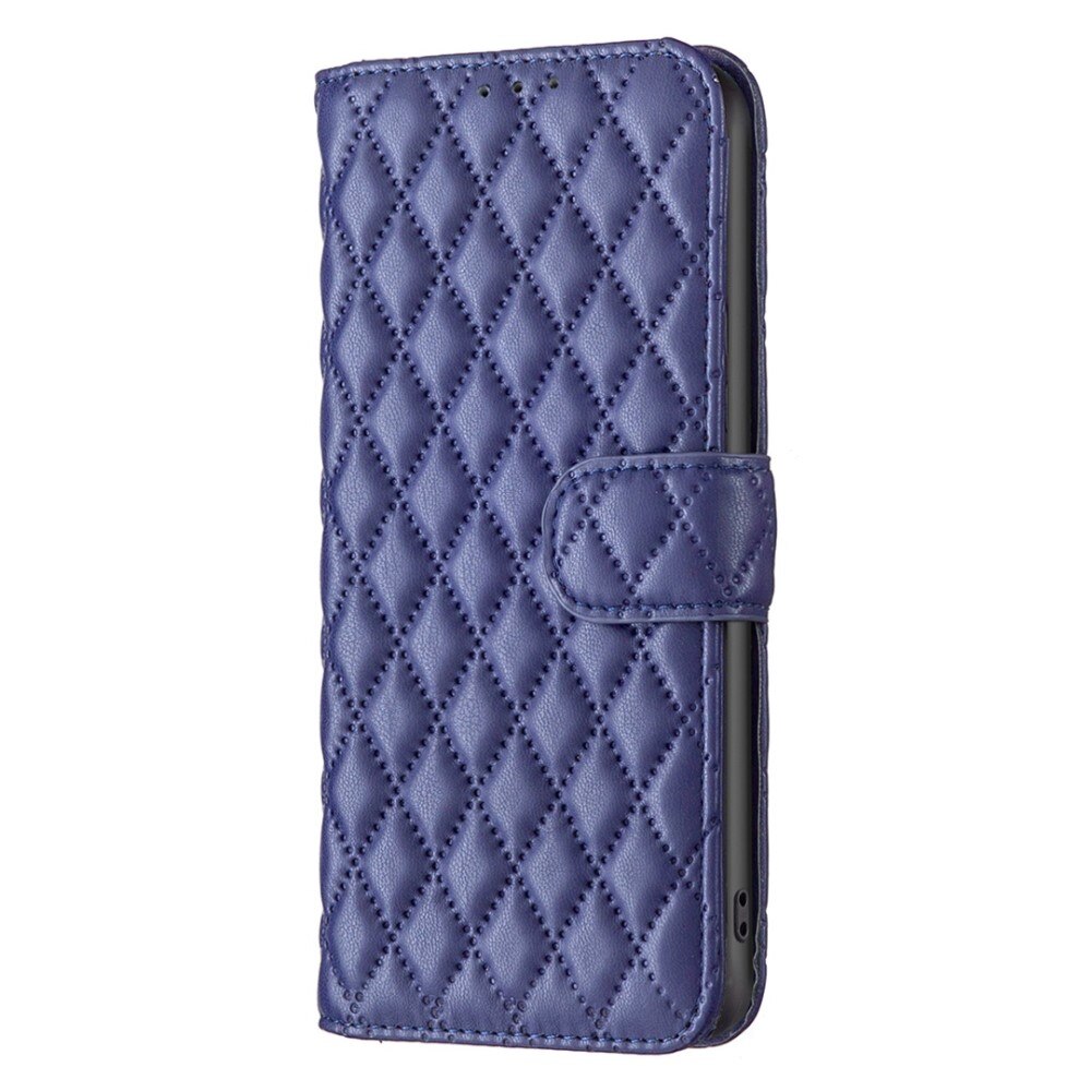 Lompakkokotelot iPhone 14 Quilted sininen