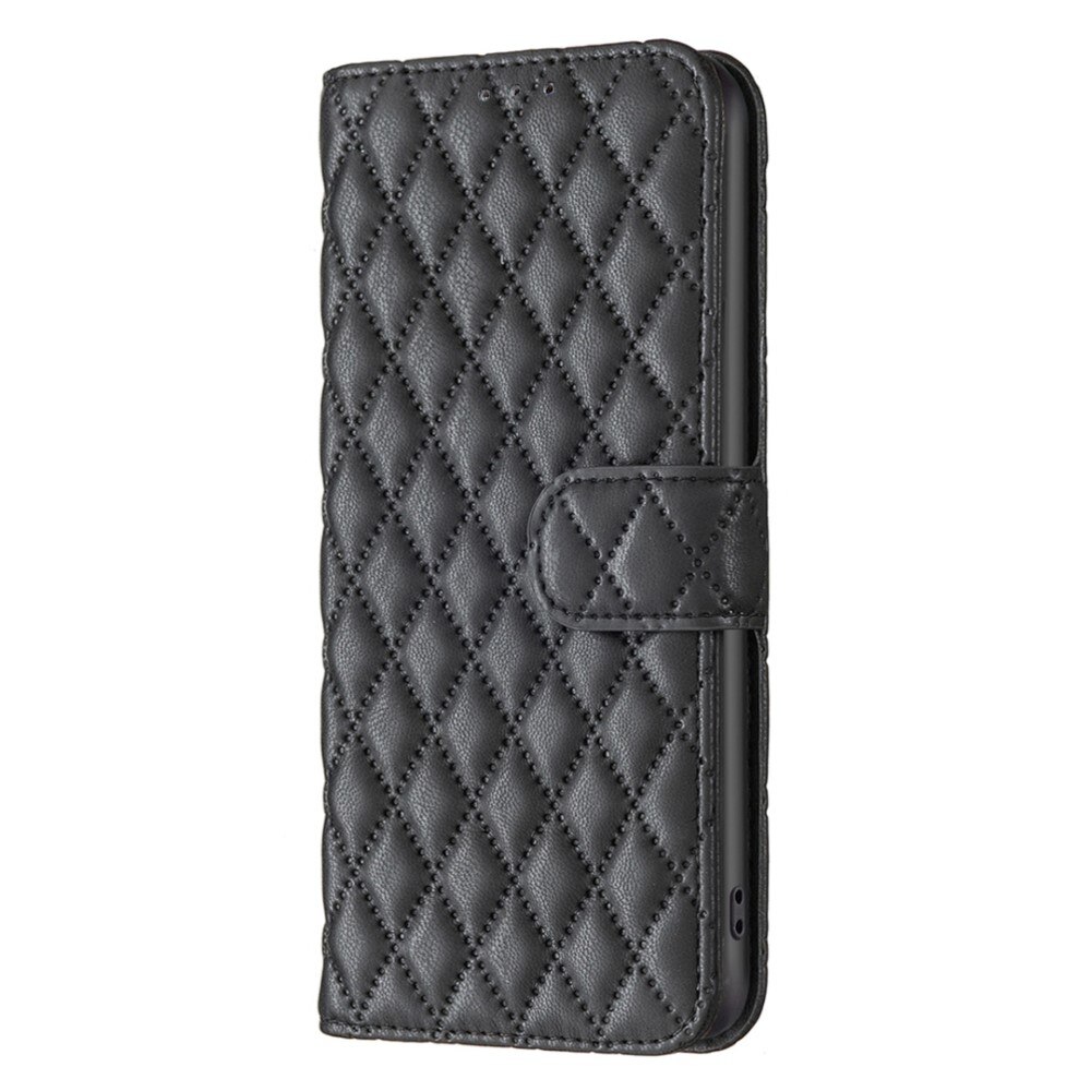 Lompakkokotelot iPhone 14 Plus Quilted musta