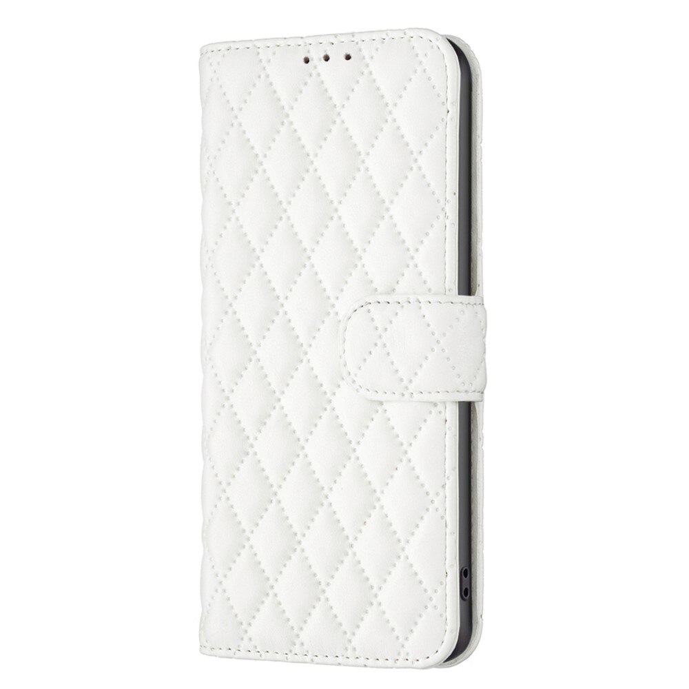 Lompakkokotelot iPhone 14 Plus Quilted valkoinen