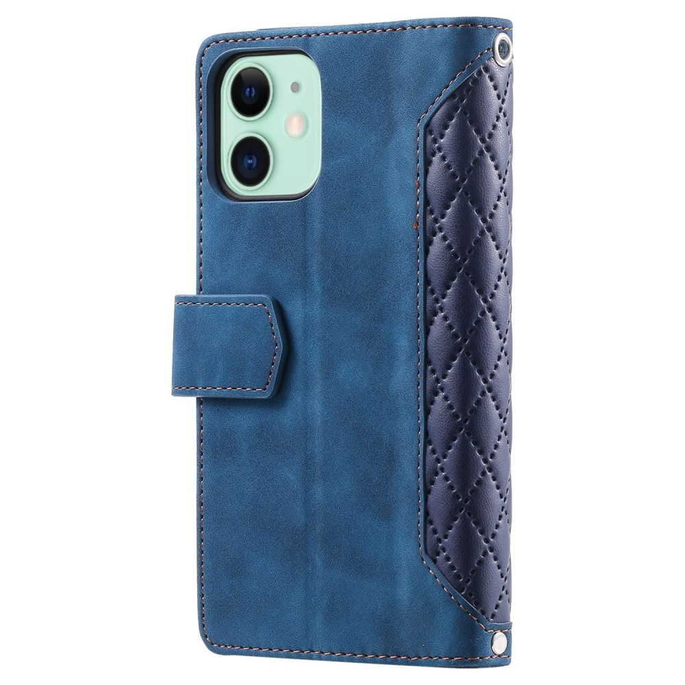 Lompakkolaukku iPhone 11 Quilted Sininen