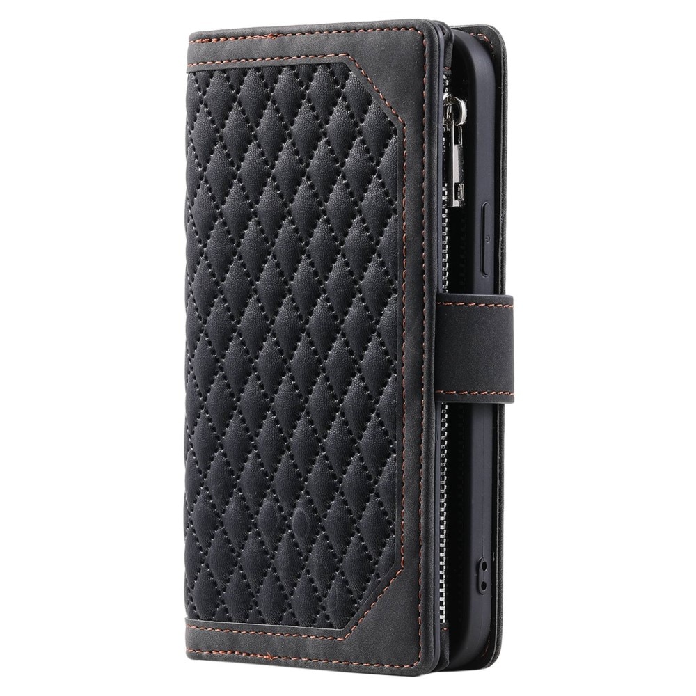 Lompakkolaukku Samsung Galaxy A53 Quilted Musta