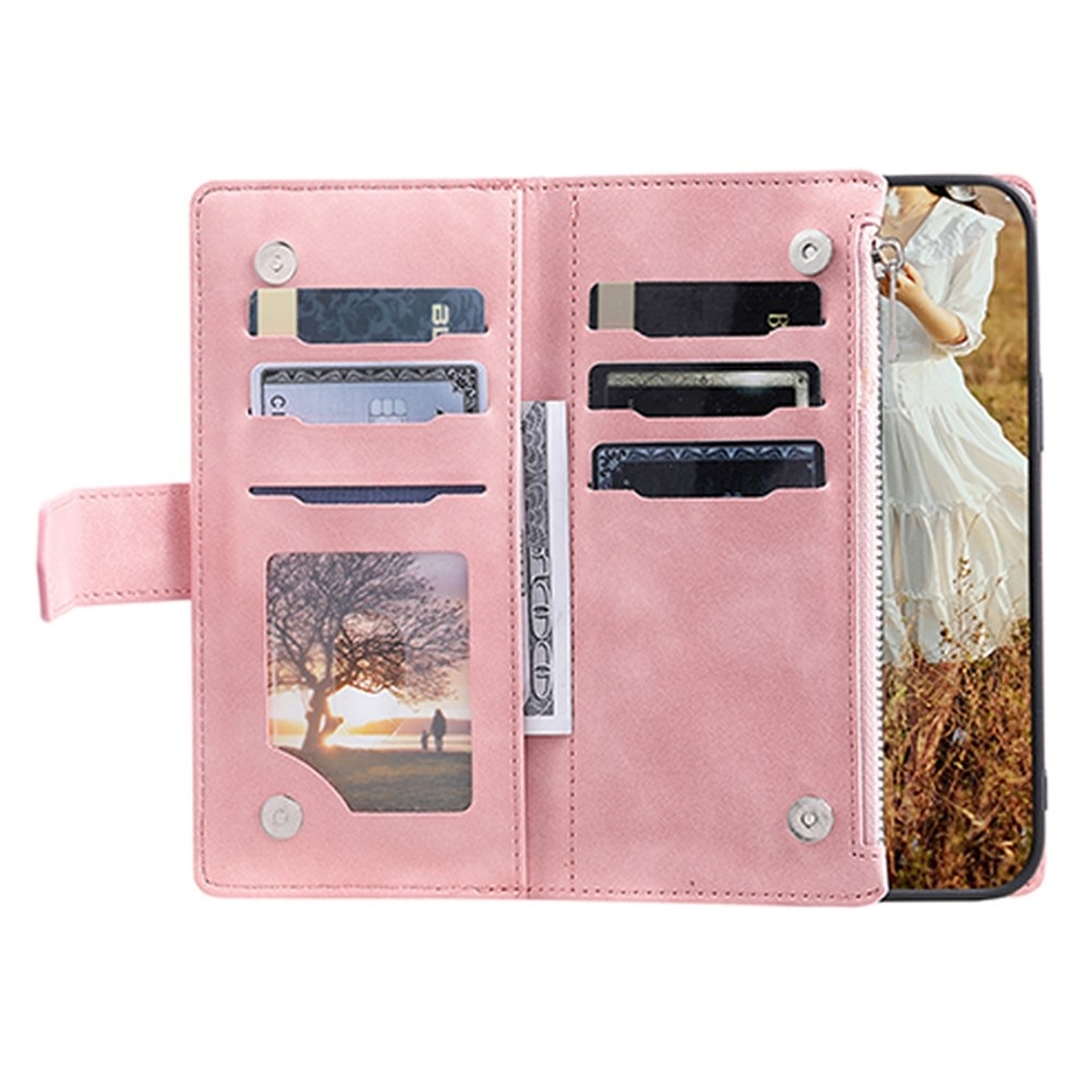 Lompakkolaukku Samsung Galaxy A53 Quilted Vaaleanpunainen