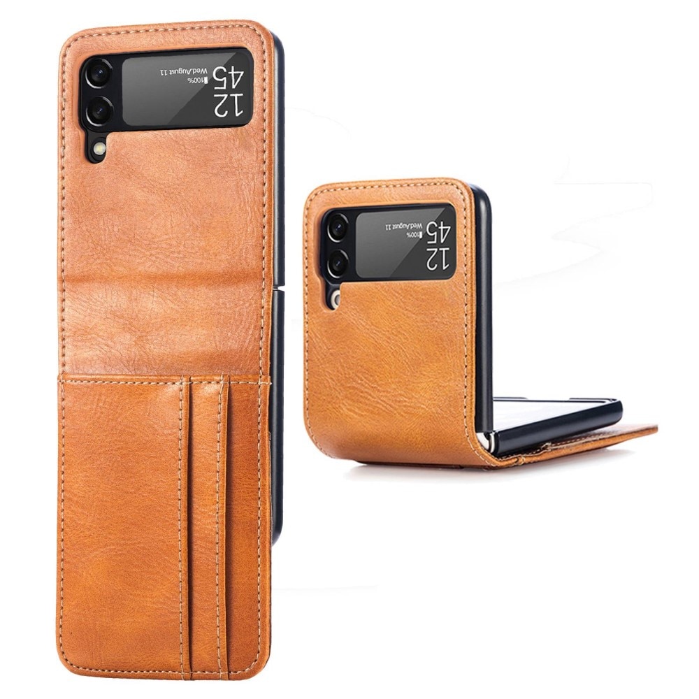 Suojakotelo Samsung Galaxy Z Flip 4 cognac