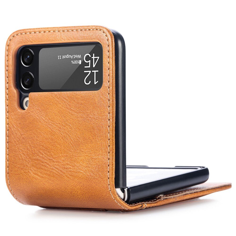 Suojakotelo Samsung Galaxy Z Flip 4 cognac