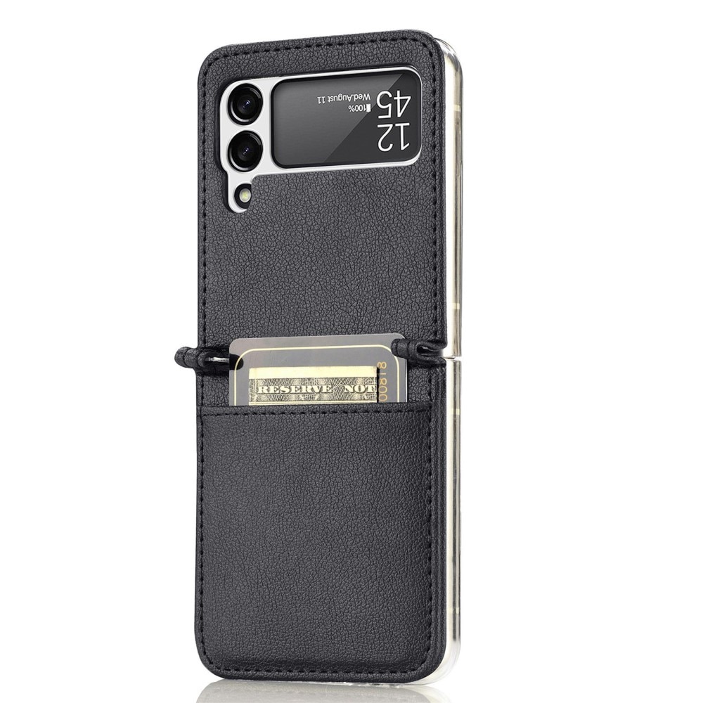 Slim Card Wallet Samsung Galaxy Z Flip 4 musta