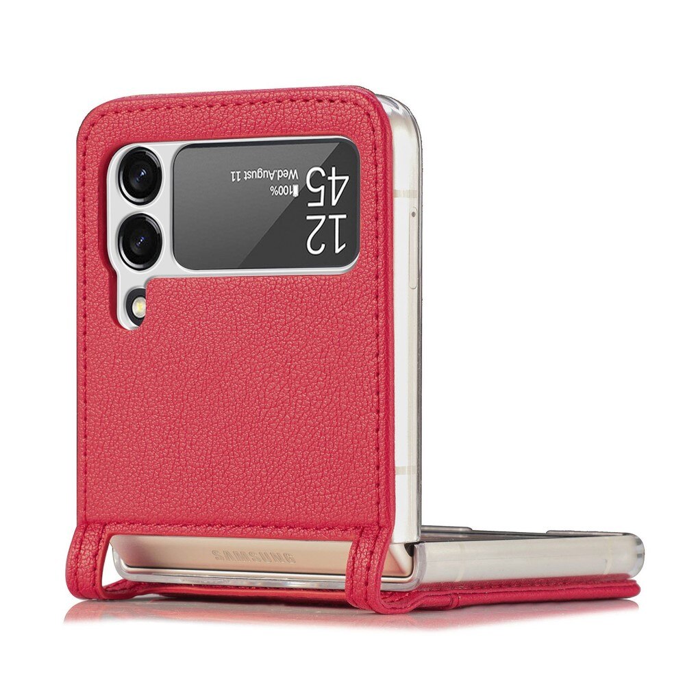 Slim Card Wallet Samsung Galaxy Z Flip 4 punainen