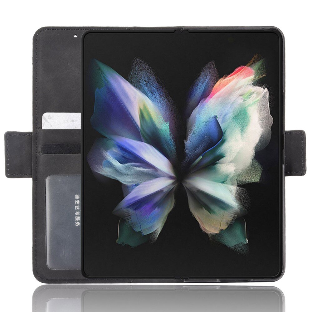 Multi Lompakkokotelo Kynäpidikkeellä Samsung Galaxy Z Fold 4 musta