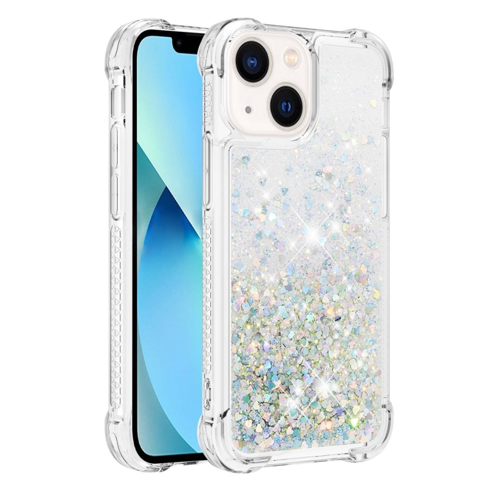 Glitter Powder TPU Case iPhone 14 hopea
