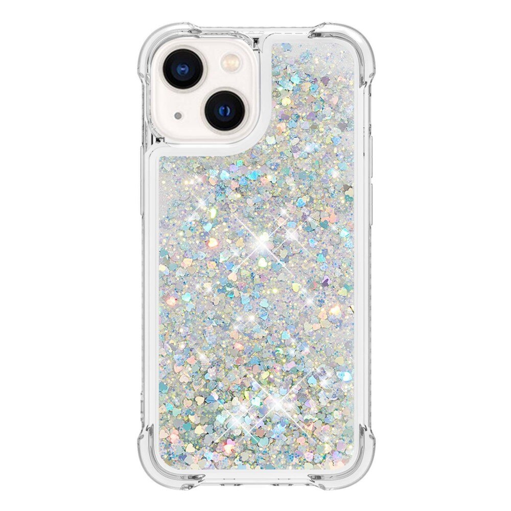 Glitter Powder TPU Case iPhone 14 hopea