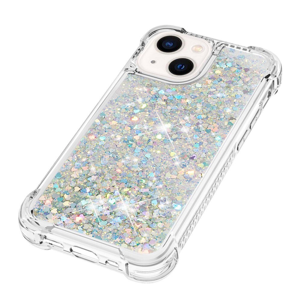 Glitter Powder TPU Case iPhone 14 hopea