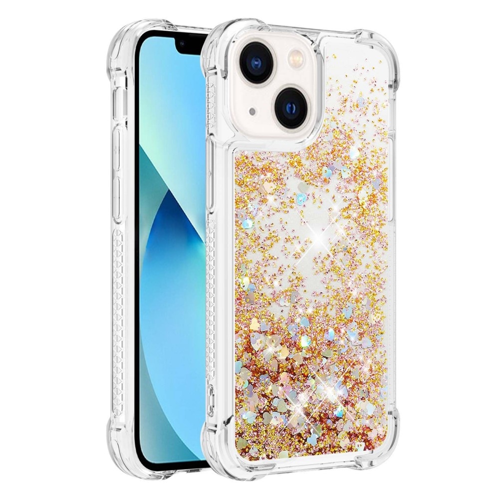 Glitter Powder TPU Case iPhone 14 kulta