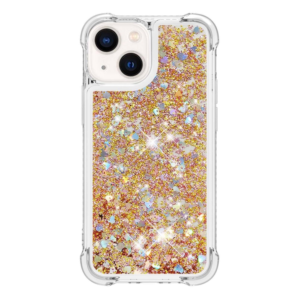 Glitter Powder TPU Case iPhone 14 kulta