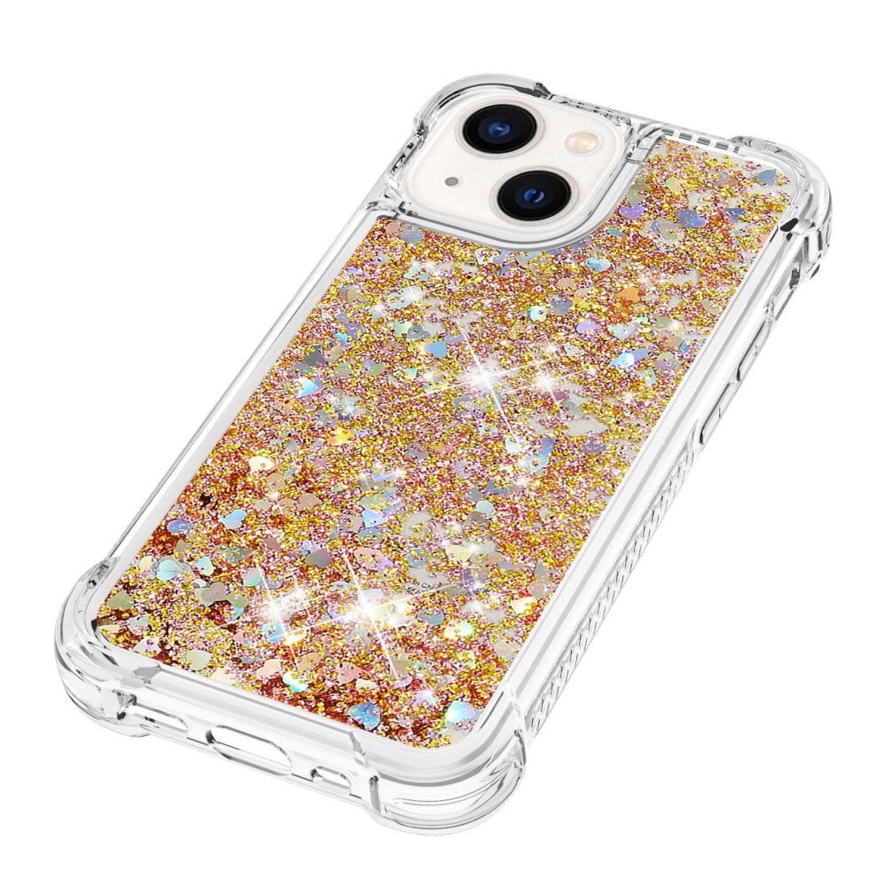 Glitter Powder TPU Case iPhone 14 kulta