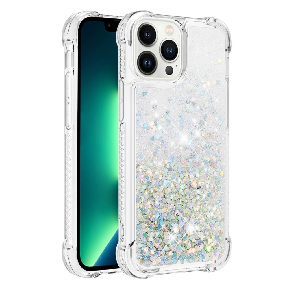 Glitter Powder TPU Case iPhone 14 Pro hopea