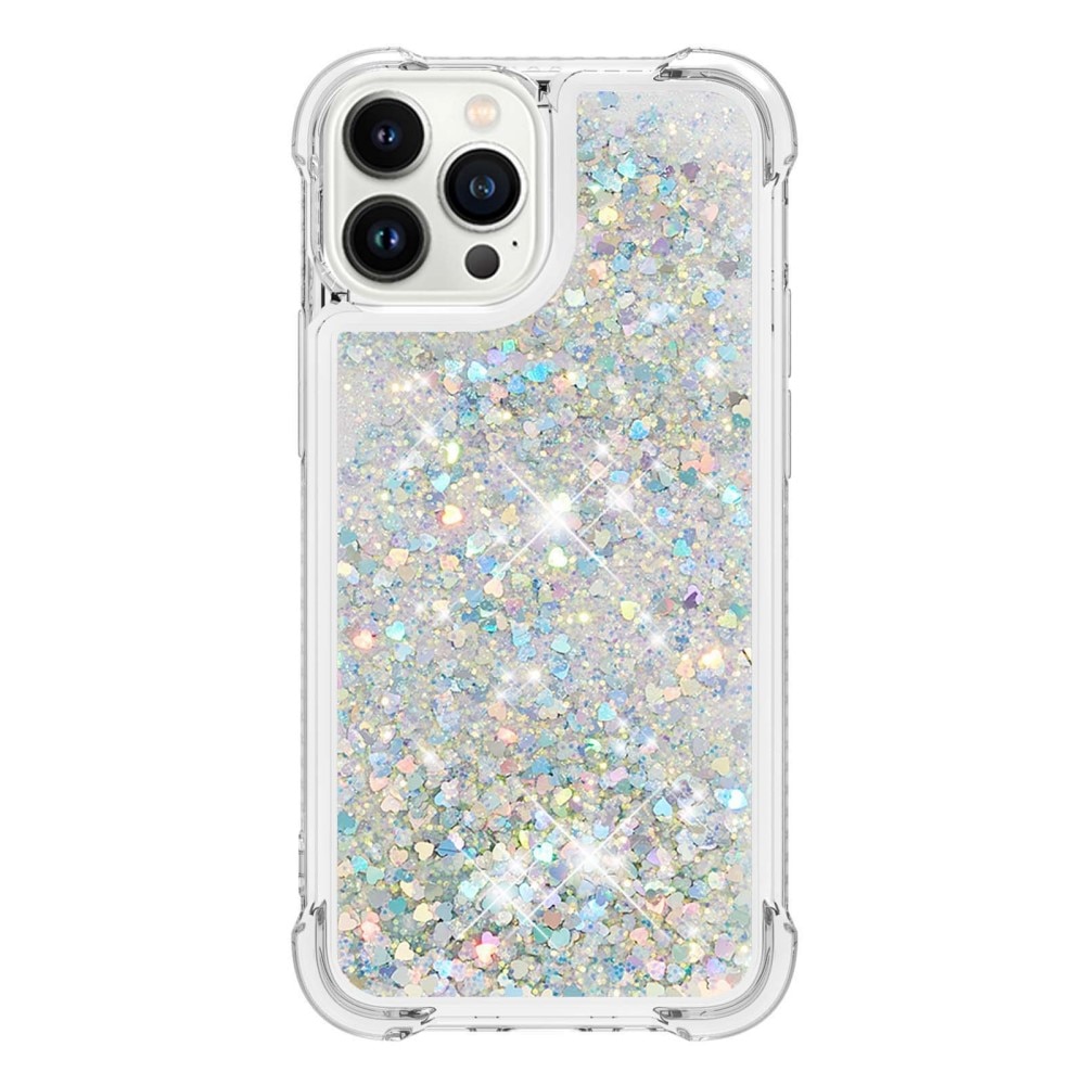 Glitter Powder TPU Case iPhone 14 Pro hopea