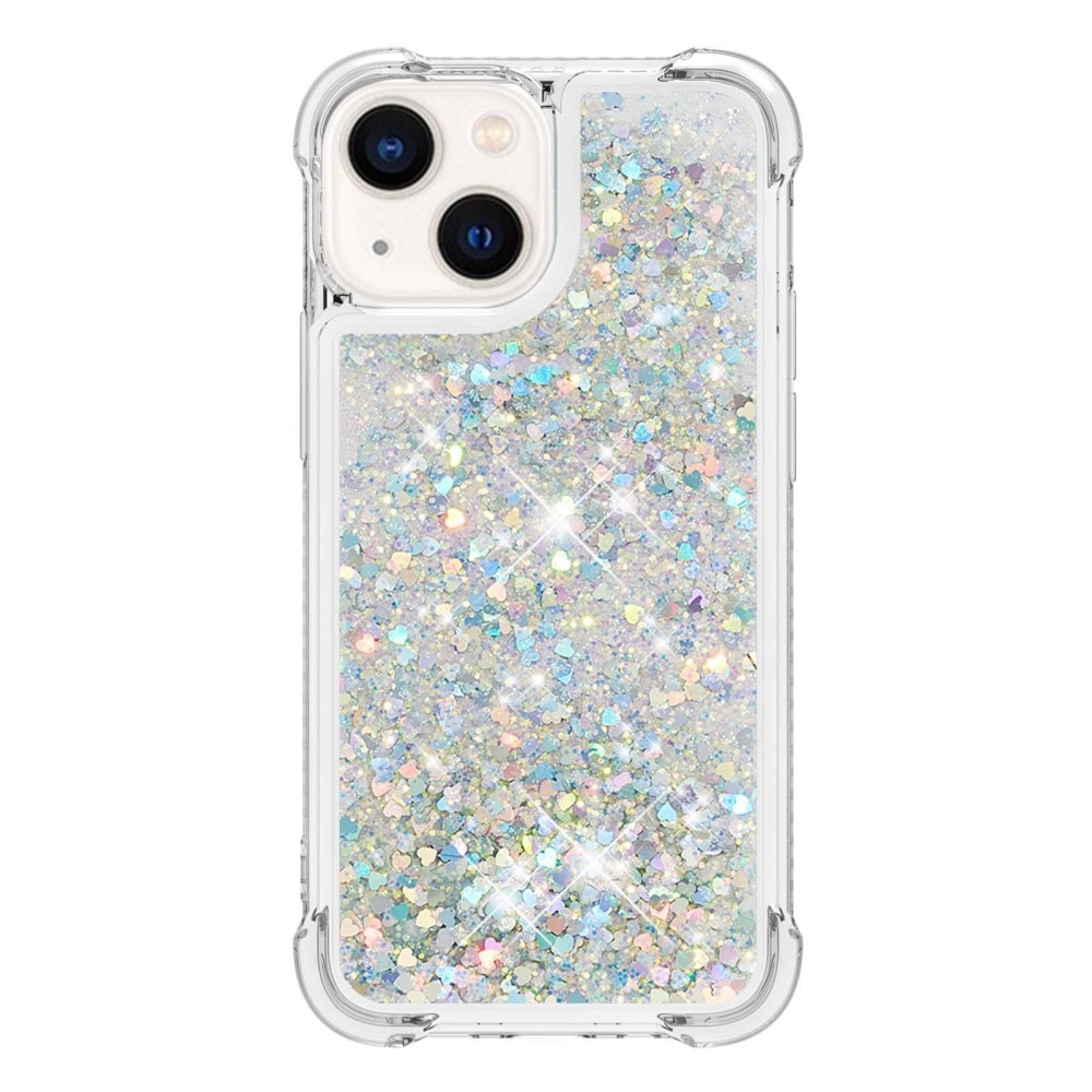 Glitter Powder TPU Case iPhone 14 Plus hopea