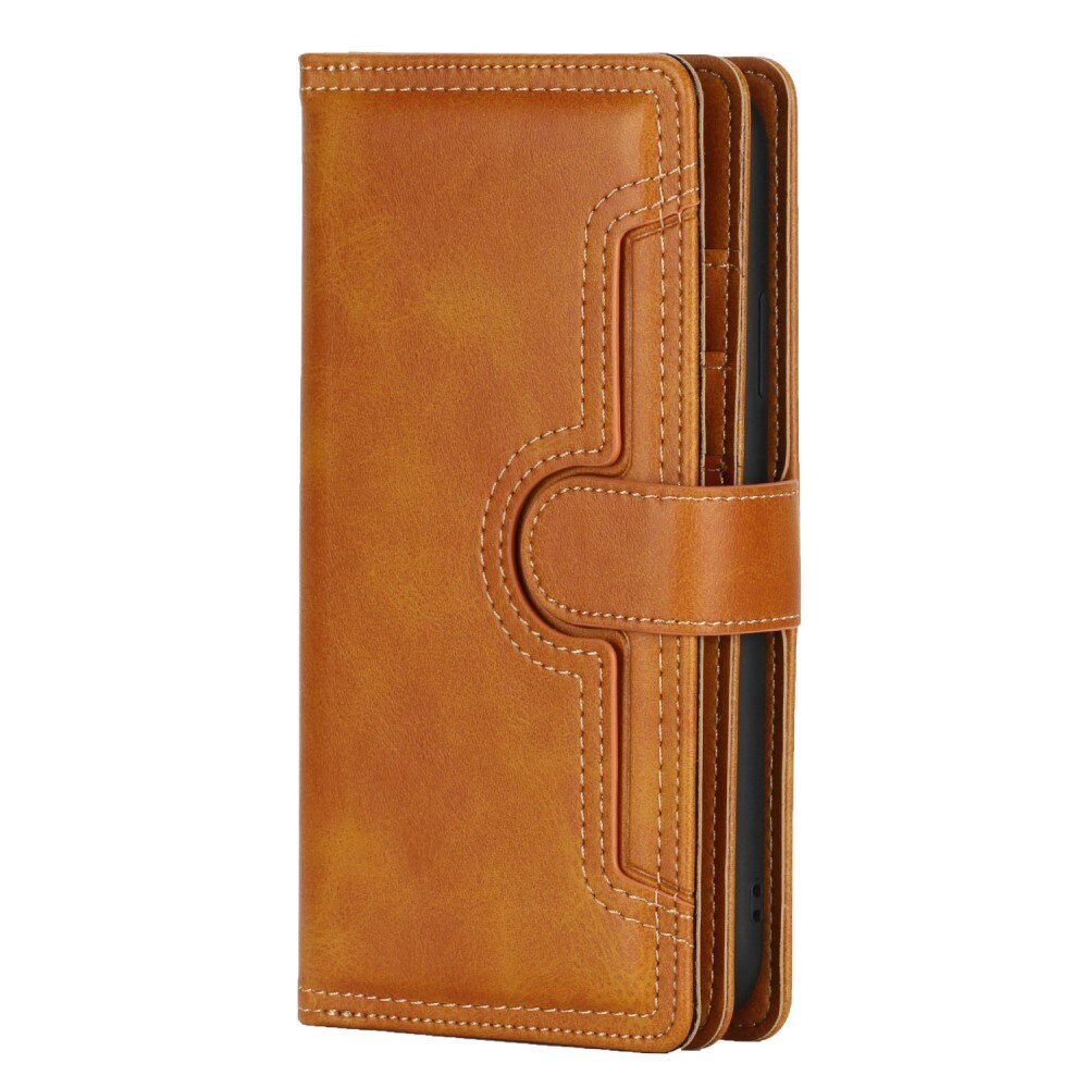 Suojakotelo Multi-slot iPhone 14 cognac