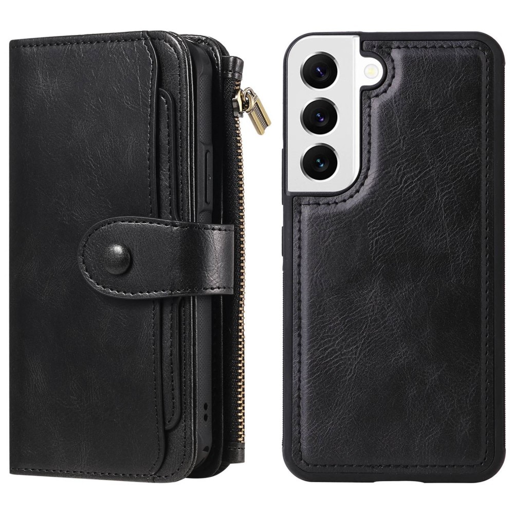 Magnet Leather Multi-Wallet Samsung Galaxy S22 musta