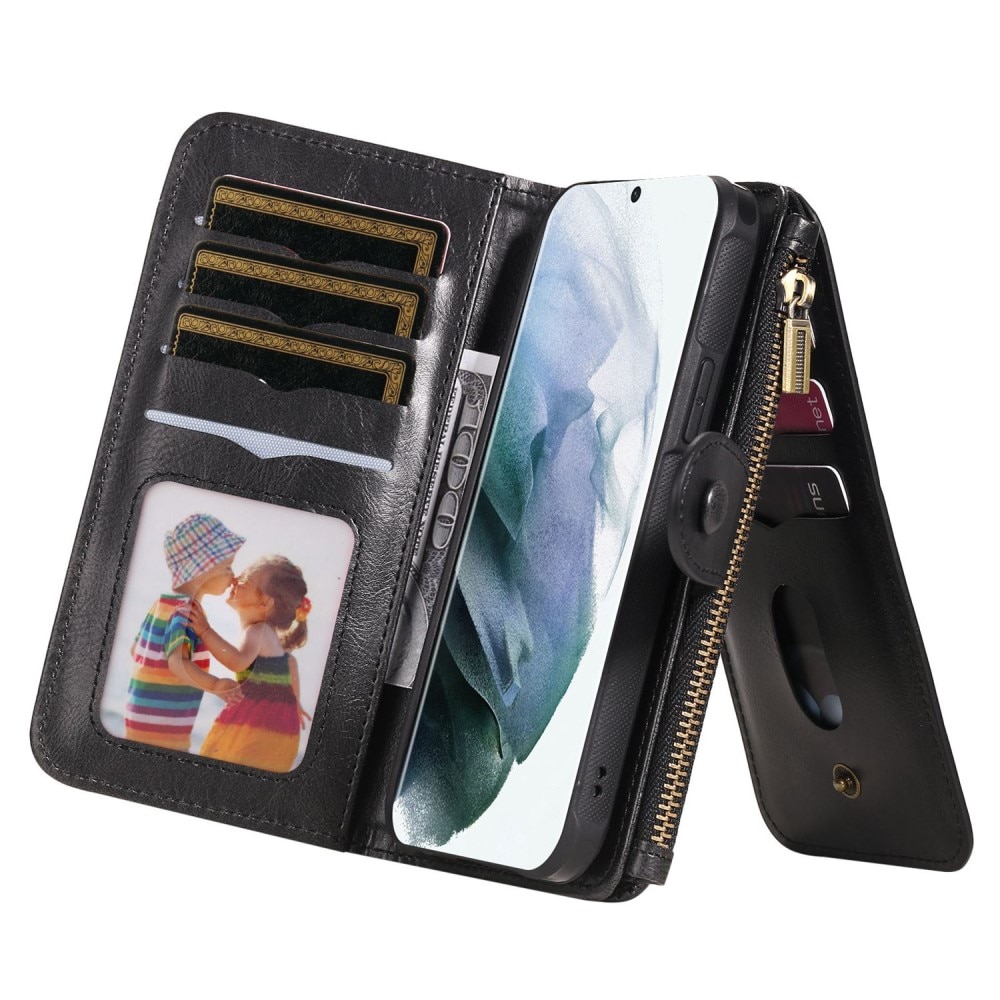 Magnet Leather Multi-Wallet Samsung Galaxy S22 Ultra musta