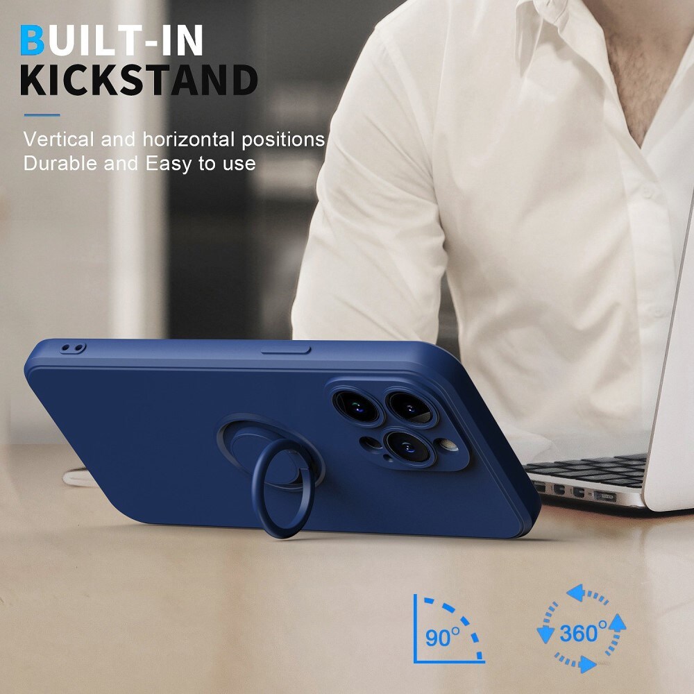 Hard Case Ring iPhone 14 Pro musta