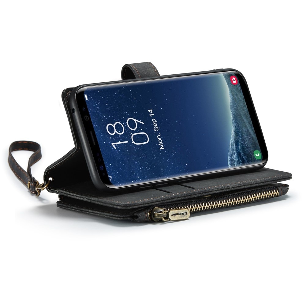 Zipper Wallet Samsung Galaxy S22 musta