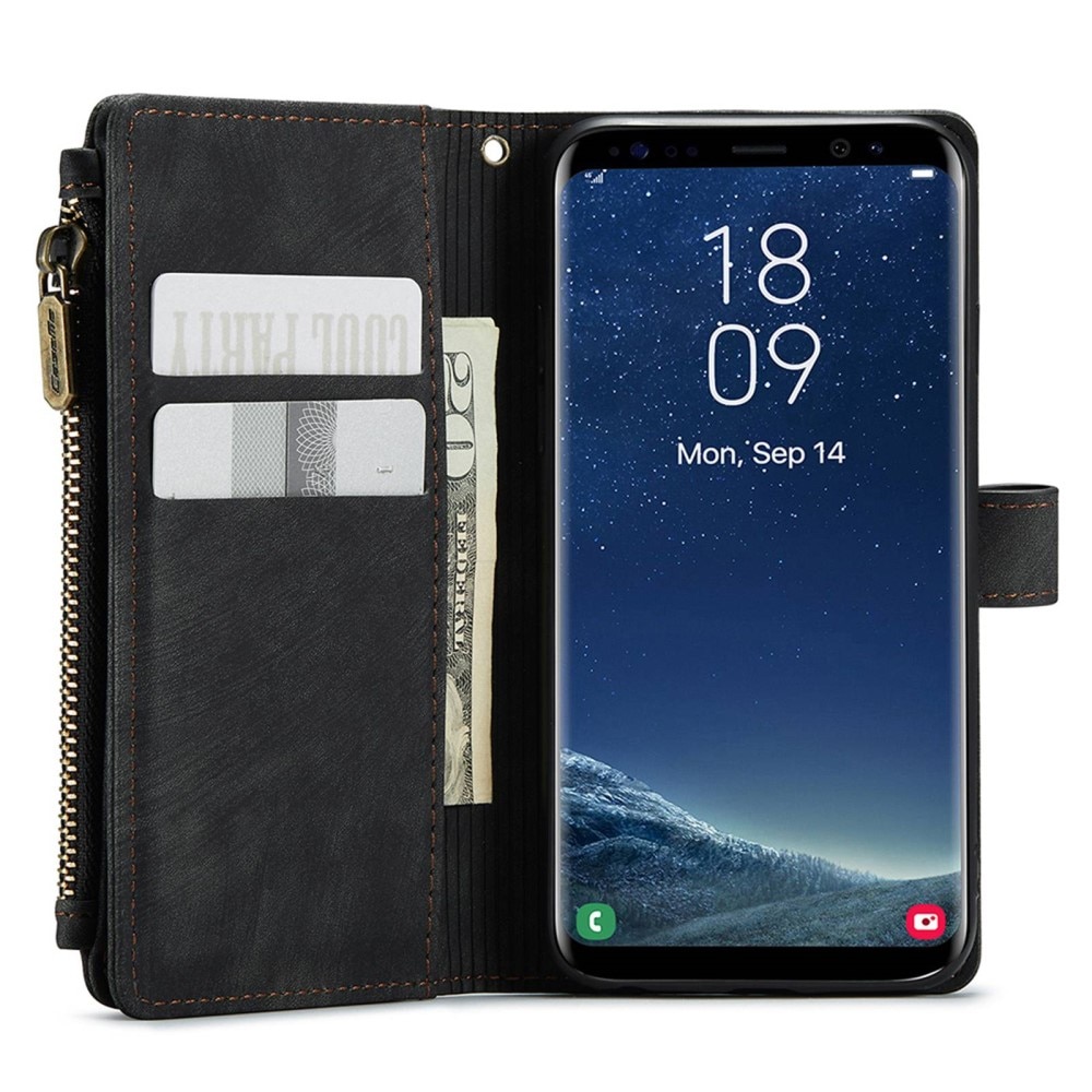 Zipper Wallet Samsung Galaxy S22 musta