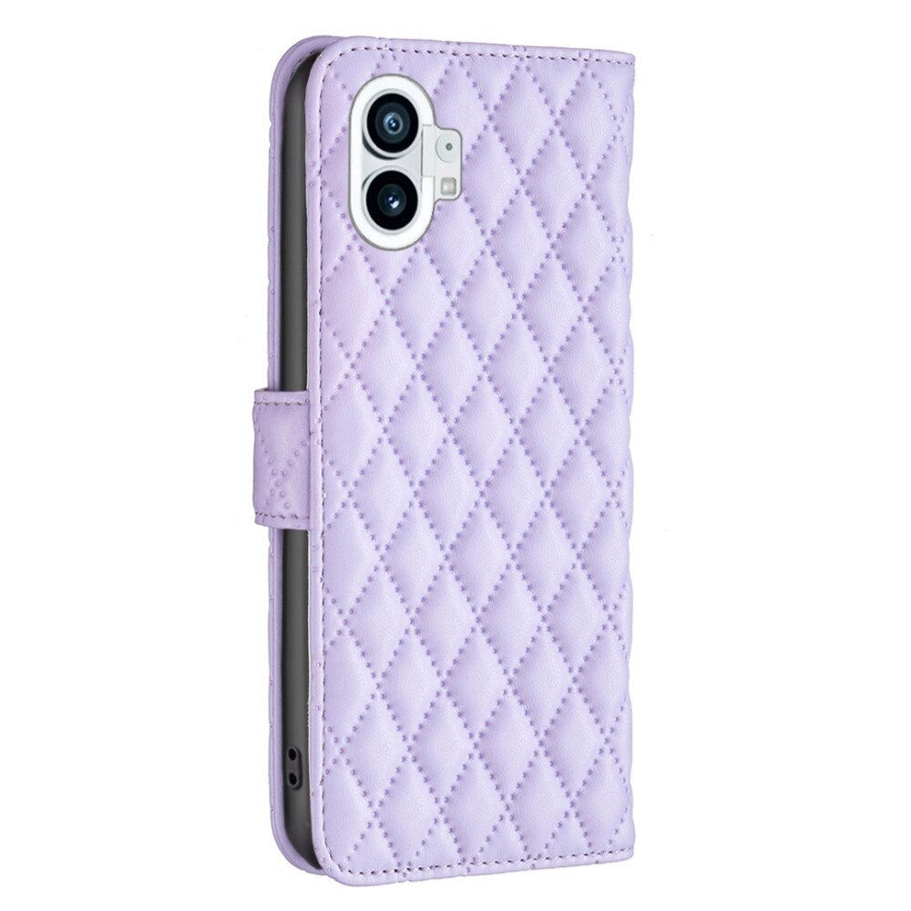 Lompakkokotelot Nothing Phone 1 Quilted Liila