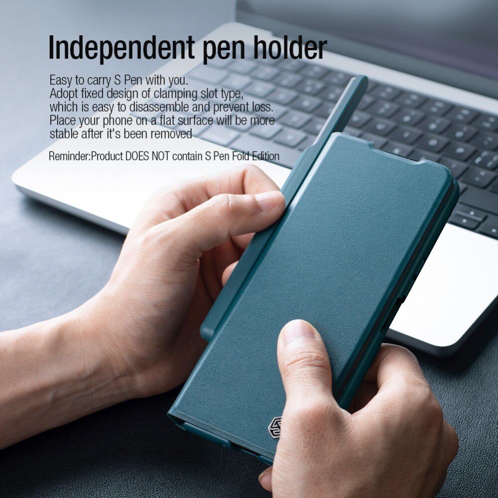 Qin Pro Camshield with Pen slot Galaxy Z Fold 4 Black