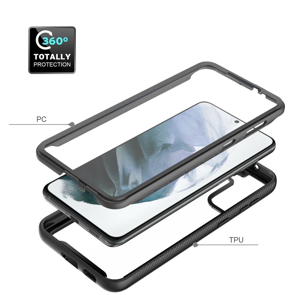 Full Protection Case Samsung Galaxy S21 Plus Musta