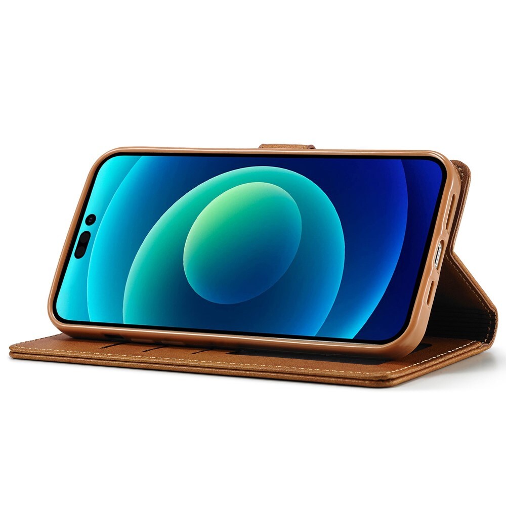 Lompakkokotelot iPhone 14 Plus cognac