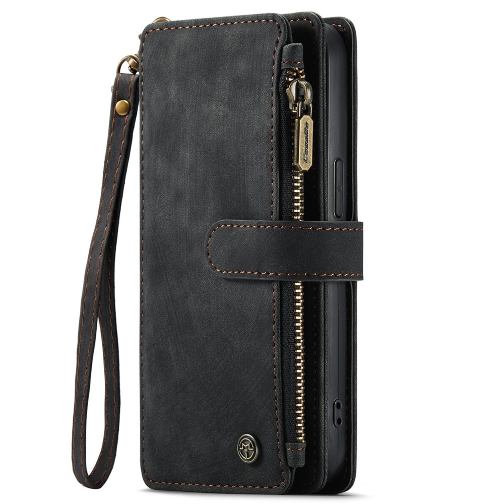 Zipper Wallet iPhone 14 Pro Musta