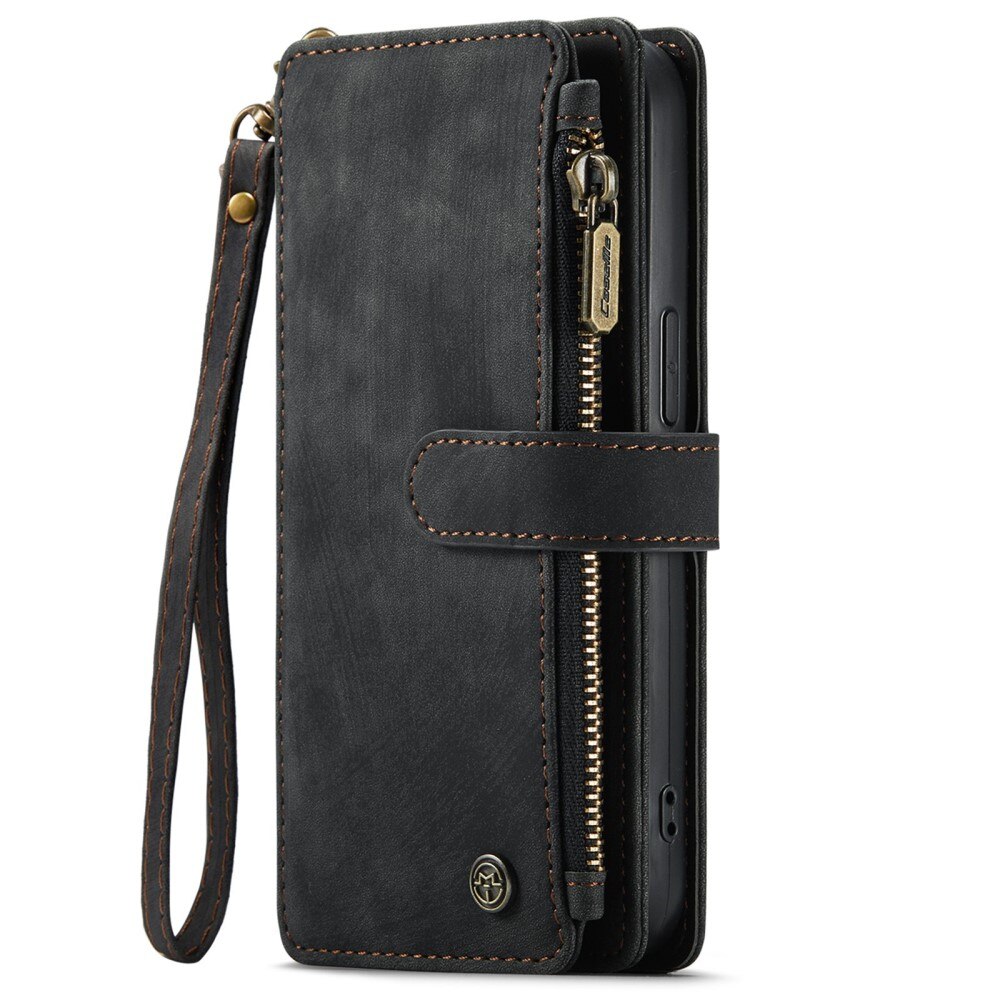 Zipper Wallet Apple iPhone 14 Plus Musta