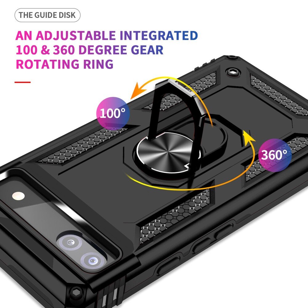 Hybridikuori Tech Ring Google Pixel 6a musta