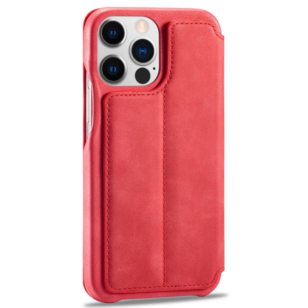 Slim Lompakkokotelot iPhone 14 Pro Max punainen