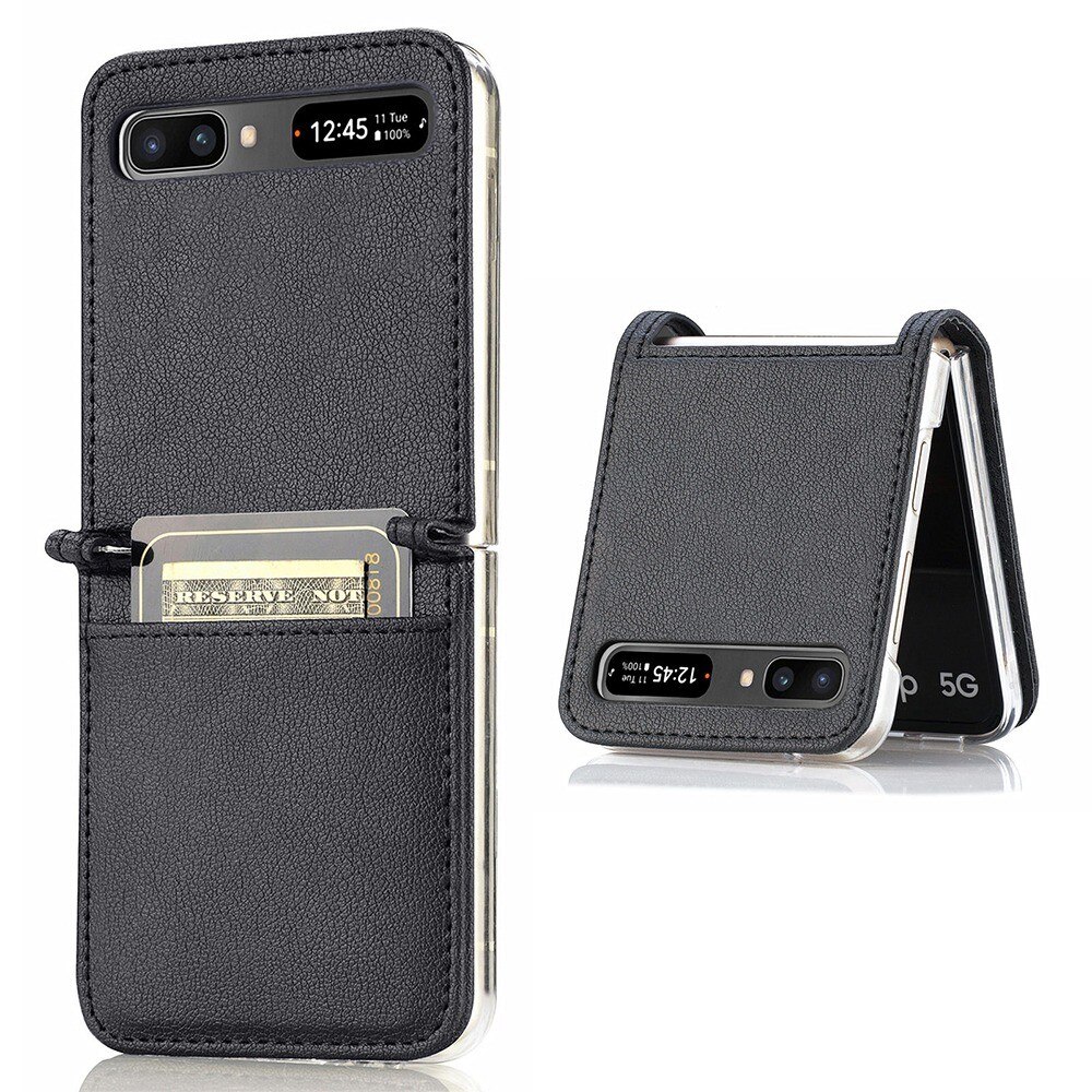 Slim Card Wallet Samsung Galaxy Z Flip musta