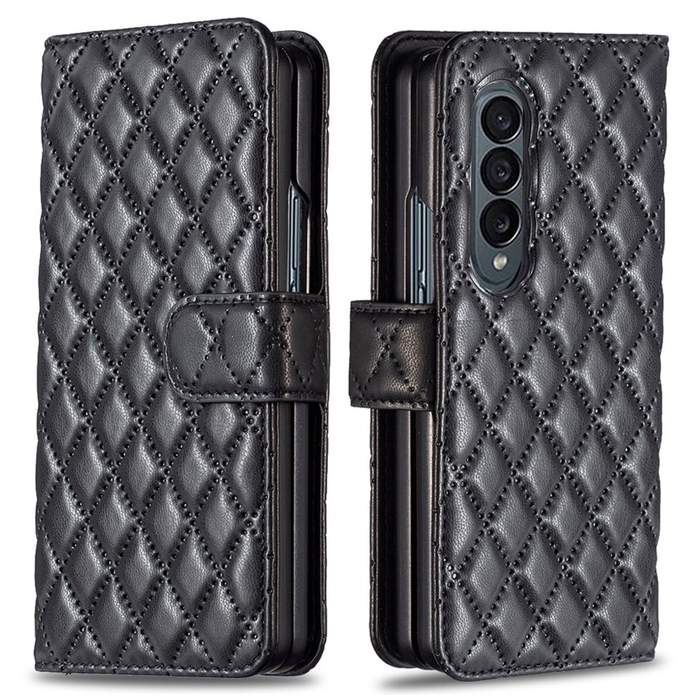 Lompakkokotelot Samsung Galaxy Z Fold 4 Quilted musta