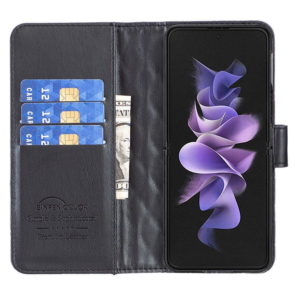 Lompakkokotelot Samsung Galaxy Z Fold 4 Quilted musta