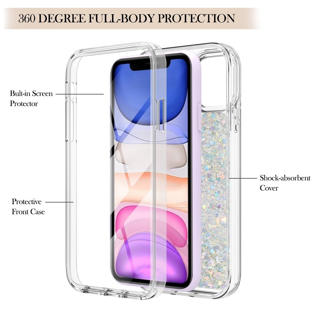 Full Protection Glitter Powder TPU Case iPhone 11 hopea