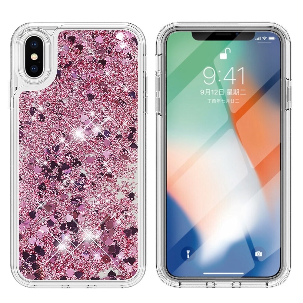 iPhone X/XS Glitter Powder TPU Case Ruusukulta