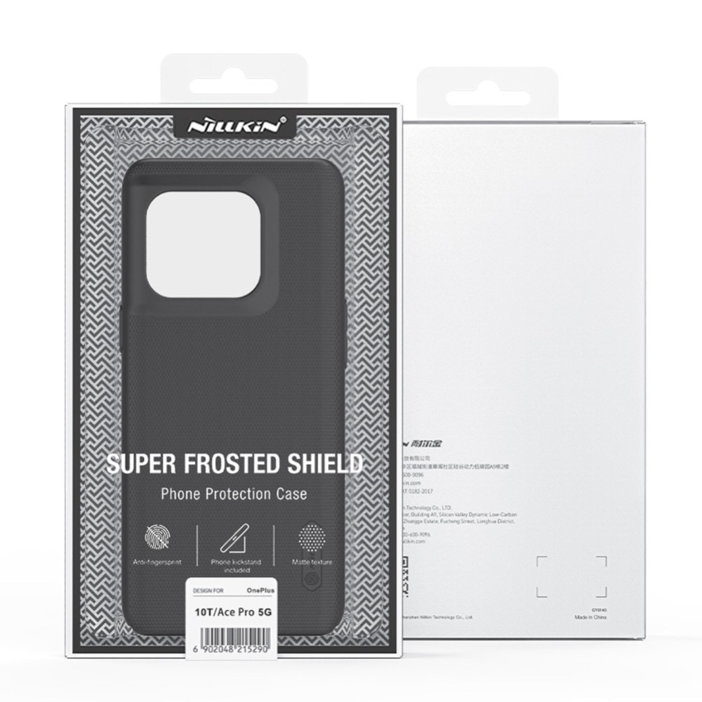 Super Frosted Shield OnePlus 10T musta