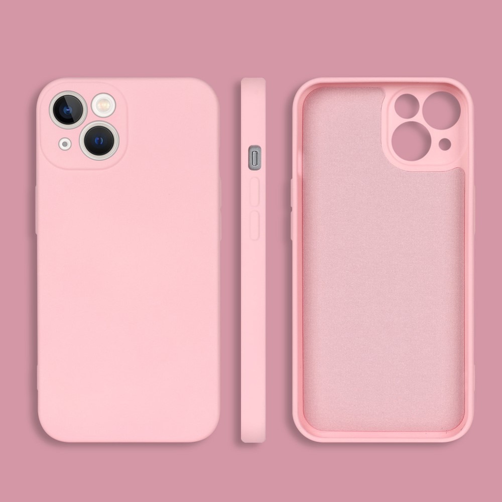 TPU suojakuori iPhone 14 Plus Vaaleanpunainen