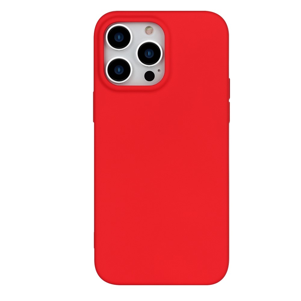 TPU suojakuori iPhone 14 Pro Max punainen