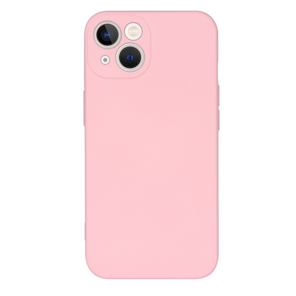 TPU suojakuori Apple iPhone 14 Vaaleanpunainen