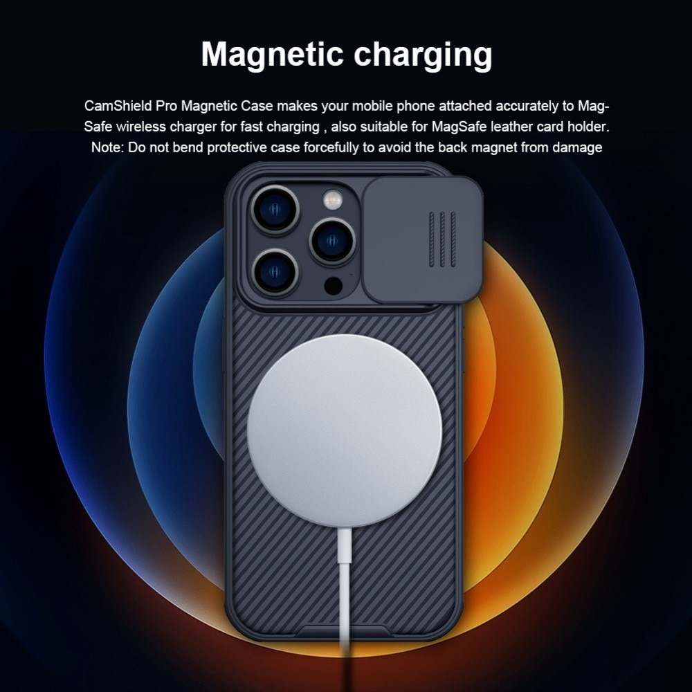 CamShield Magnetic Kuori iPhone 14 Pro musta