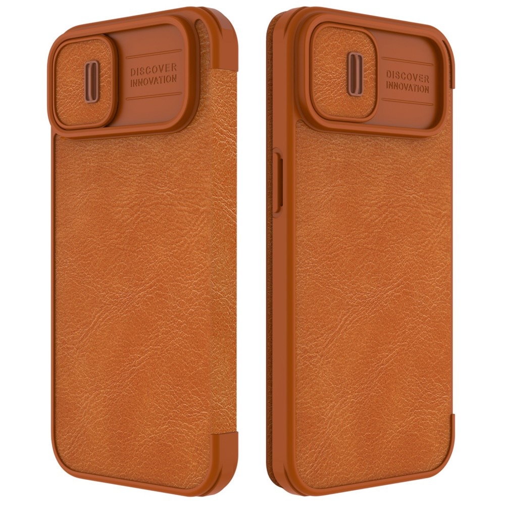 Qin Pro Camshield iPhone 14 Brown
