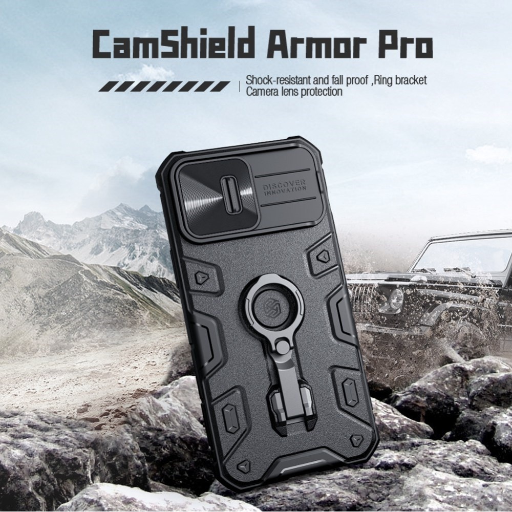 CamShield Armor Kuori iPhone 14 Pro musta